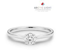 Engagement Ring Arctic Light Platinum Round Solitaire 0.35ct Diamond Ring