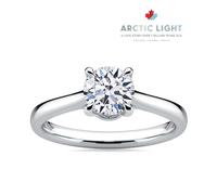 Engagement Ring Arctic Light Platinum Round Solitaire 0.70ct Diamond Ring