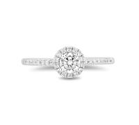 Engagement Ring Enchanted Disney Fine Jewellery Majestic Princess Halo 0.50ct Diamond Ring