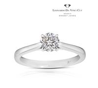 Engagement Ring Leonardo Da Vinci Cut Platinum 0.50ct Diamond Ring
