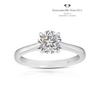 Engagement Ring Leonardo Da Vinci Cut Platinum 1ct Diamond Ring