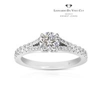 Engagement Ring Leonardo Da Vinci Cut Platinum 1ct Diamond Ring
