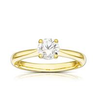 Engagement Ring Origin 18ct Yellow Gold Round Cut Solitaire 0.70ct Diamond Ring