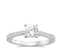 Engagement Ring Platinum 1ct Total Diamond Ring