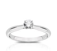 Engagement Ring Platinum Four Claw Solitaire 0.25ct Eternal Diamond Ring
