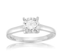 Engagement Ring Platinum Four Claw Solitaire 1ct Diamond Ring