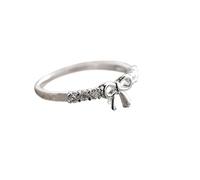 Engagement Ring Rotatable Nine Dzi Bead Six Character Mantra Rotating Sports Ring Men's Handmade Retro Domineering Jewelry