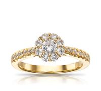 Engagement Ring The Diamond Story 18ct Yellow Gold 0.66ct Diamond Ring
