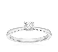 Engagement Ring The Diamond Story Platinum Solitaire 0.25ct Diamond Ring