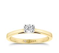 Engagement Ring The Forever Diamond 18ct Gold 0.25ct Diamond Ring