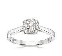 Engagement Ring The Forever Diamond 18ct White Gold Halo 0.25ct Diamond Ring