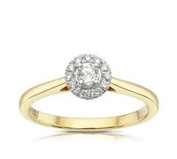 Engagement Ring The Forever Diamond 18ct Yellow Gold 0.25ct Diamond Ring