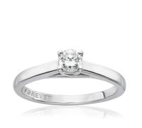 Engagement Ring The Forever Diamond 9ct White Gold 0.25ct Diamond Ring