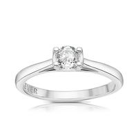 Engagement Ring The Forever Diamond Platinum Solitaire 0.38ct Diamond Ring
