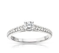 Engagement Ring The Forever Diamond Platinum Solitaire 0.40ct Diamond Ring