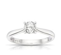 Engagement Ring The Forever Diamond Platinum Solitaire 0.50ct Diamond Ring