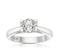 Engagement Ring The Forever Diamond Platinum Solitaire 1ct Diamond Ring