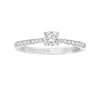 Engagement Ring The Forever Diamond Platinum Stone Set Shoulders Solitaire 0.50ct Diamond Ring