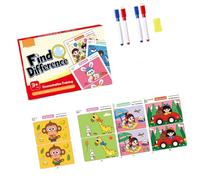 Engaging Attention Building Improvement Activity Cards with Rounded Corners Safe Learning Tool for 3 Years Old Children Recyclable Wipe Clean Flashcards