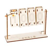 Engaging Binary Coding Demonstrator Model Set for Student Preschooler Learn Computer Science Basics Classroom Teaching Programming