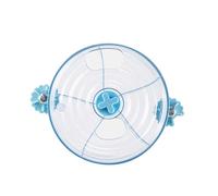 Engaging Bird Foraging Feeder Toy with Rotating Wheel Clear Food Ball for Parrots Suitable for Small to Middle Birds Cockatiel Foraging Wheel