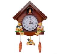 Engaging Cuckoo Pendulum Clock Decorative Wall Accent for Homes and Classrooms