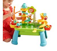 Engaging Electric Interactive Water Play Table, Dynamic Multi-Level Design Featuring Motorized Water Flow and Fun Spray Elements, Sturdy Detachable Legs Allow for Easy Conversion Between Floor-Level