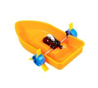 Engaging Paddle Boat Model For Kids Students Aged 6+ Paddle Wheel Boat Model Assembly Toy Classroom Teaching Tool Engineering Project