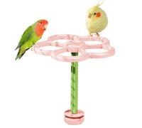 Engaging Parrot Biting Toy, Stimulating Feeder Puzzle For Conures Budgies Cockatiels | Small Pet Climbing Ladder, Chewable Foraging Windmill Macaws Finches Lovebirds Indoor Outdo