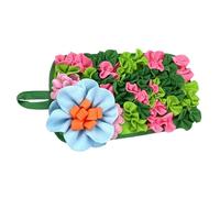 Engaging Small Animal Pet Feeding Board with Flower Design Encourages Natural Foraging Behavior Washable Training Tool Floral Pattern Feeding