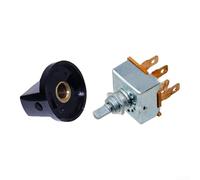 Engaging Switch Knob with Moderate Rotational Damping for Smooth Operation in Harsh Working Conditions