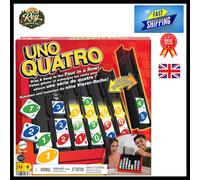 Engaging UNO Quatro Tile Game - Perfect for Family Game Nights & Ages 7+