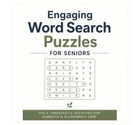 Engaging Word Search Puzzles for Seniors: Fun & Therapeutic Activities for Dementia & Alzheimer's Care: Explore Themes Like Home, Meals, Weather, Birds, Garden & Countries for Mental Stimulation
