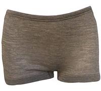 ENGEL 70% Organic Merino Wool 30% Silk Women's Panties Boxers. Made in Germany. (UK 14/16 (EU 42/44), Walnut)