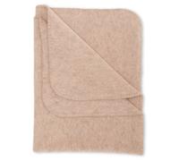 Engel Natur, Baby Fleece Blanket with Shell Edge, 100% Wool (kbT) (80 x 100 cm, Sand Melange)