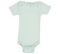 Engel - Baby-Body Kurzarm mit Druckknöpfen an den Schulter - Merino base layer size 74/80, grey