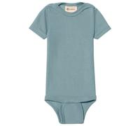 Engel - Baby-Body Kurzarm mit Druckknöpfen an den Schulter - Merino base layer size 74/80, turquoise