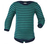 Engel - Baby Body L/S mit Druckknöpfen geringelt size 98/104, blue/turquoise