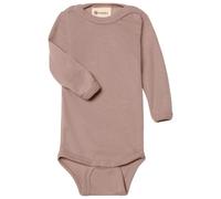 Engel - Baby-Body Langarm Mit Druckverschluss Schulter - Merino base layer size 98/104, brown