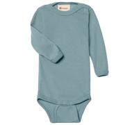 Engel - Baby-Body Langarm Mit Druckverschluss Schulter - Merino base layer size 98/104, turquoise