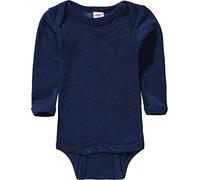 Engel Baby Bodysuit Long Sleeve Wool Silk (16-24 months (Height 34-36) (86/92), Navy)