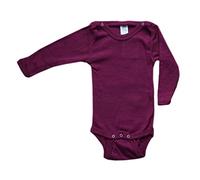 Engel, Baby Bodysuit/Underwear, 70% Organic Wool, 30% Silk (3-7 months (Height 23-27) (62/68), Orchid)
