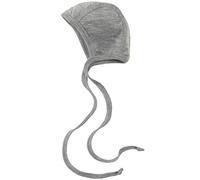 Engel, Baby Bonnet, 70% Virgin Wool and 30% Silk (74/80 (Circumference 44-46), Light Grey Melange)