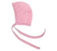 Engel 100% merino wool fleece hat baby infant newborn bonnet (0-6 Months, Rosenholz melange)