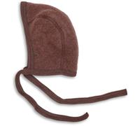 ENGEL Baby Bonnet Wool Fleece, Cinnamon Melange, 62-68