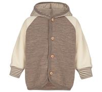 Engel - Baby Hooded Jacket with Wooden Buttons - Casual jacket size 50/56, brown