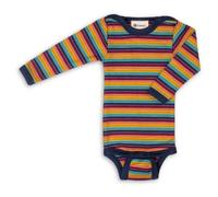 Engel - Baby Long-Sleeved Bodysuit with Press Studs, Striped size 50/56, multi
