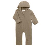 Engel - Baby Overall with Hood and Zip - Overall size 50/56, sand
