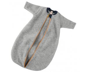 Engel - Baby Sleeping Bag Fleece L/S with Zip - Baby sleeping bag size 50/56, grey