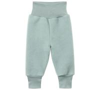 Engel - Baby Trousers with Navel Waistband - Fleece trousers size 86/92, grey/turquoise